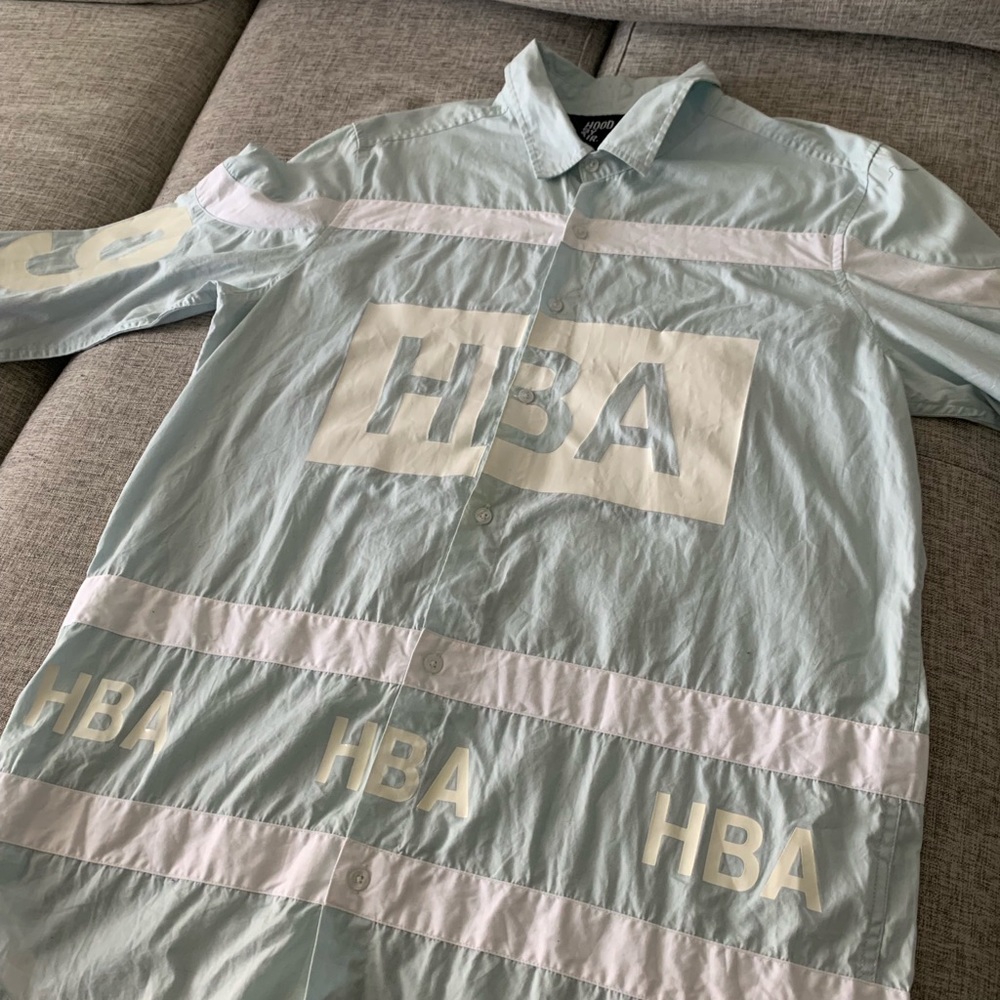 HBA button down